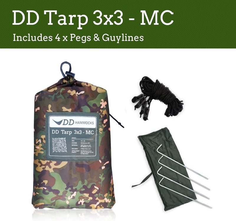DD HAMMOCKS - DD Tarp 3x3 - MC: 10ft x 10ft - Image 4